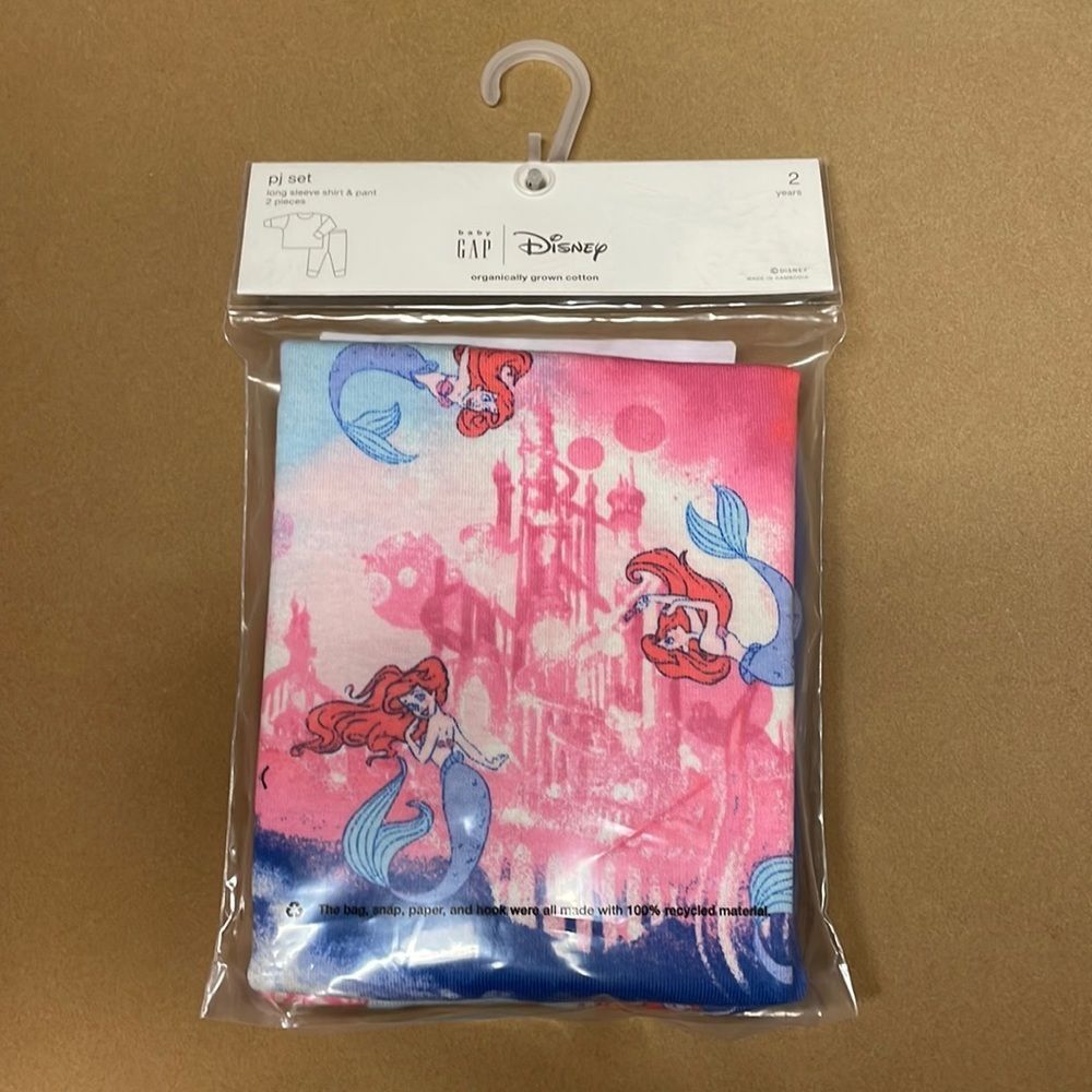 Disney the little mermaid 2 pc pajama set - Picture 2 of 9